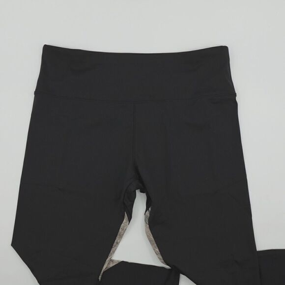 Soulgani Active Leggings Womens Petite XL Black Camo Print High-Waist Athleisure - Picture 4 of 13